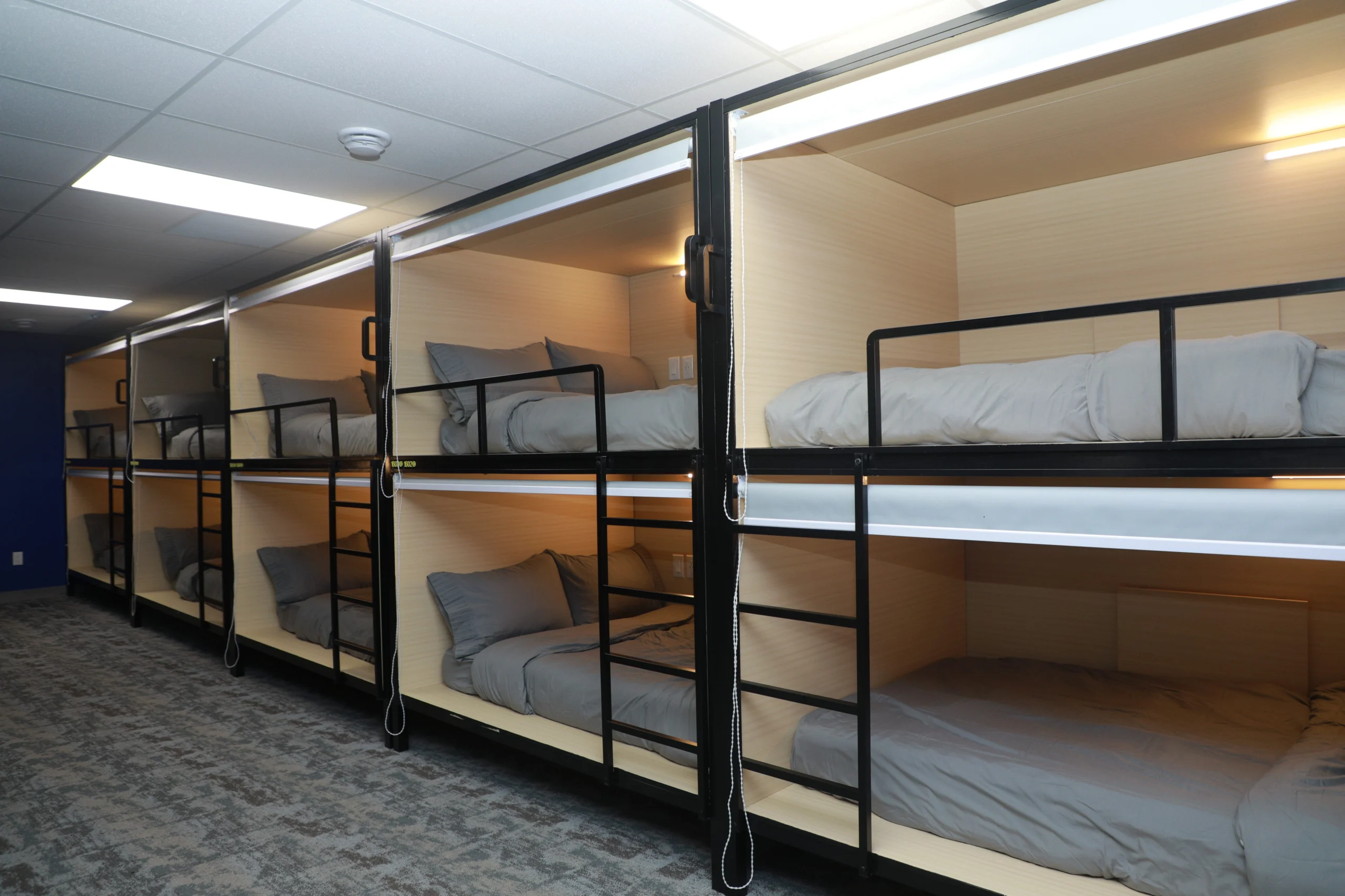 8-bed female dorm at Nomad Pod Hotel